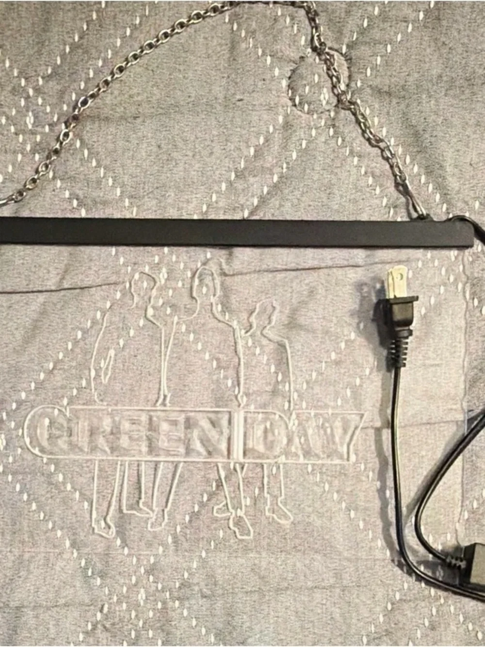 Black LED Green Day Light Bar - Power Cord Included